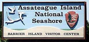 Assateague Island National Seashore Sign