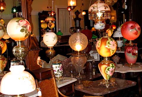 Culver's Antiques fine Victorian Lighting