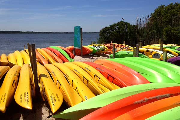 Kayaks for rental, tours and fun