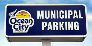 Ocean City Municipal Parking Sinage